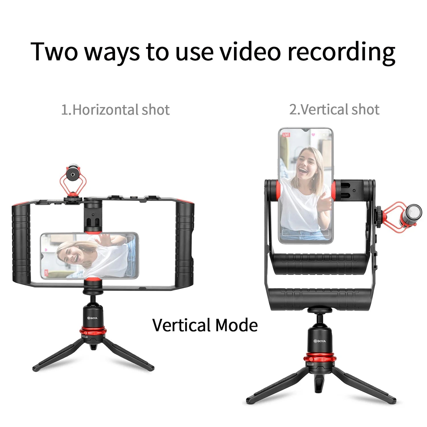 BOYA Multifunctional Smartphone Video Kit – Black