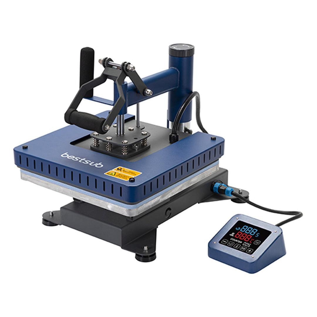 BestSub Swing Away Flat Heat Press – 38 x 38 cm / Seychelles Blue