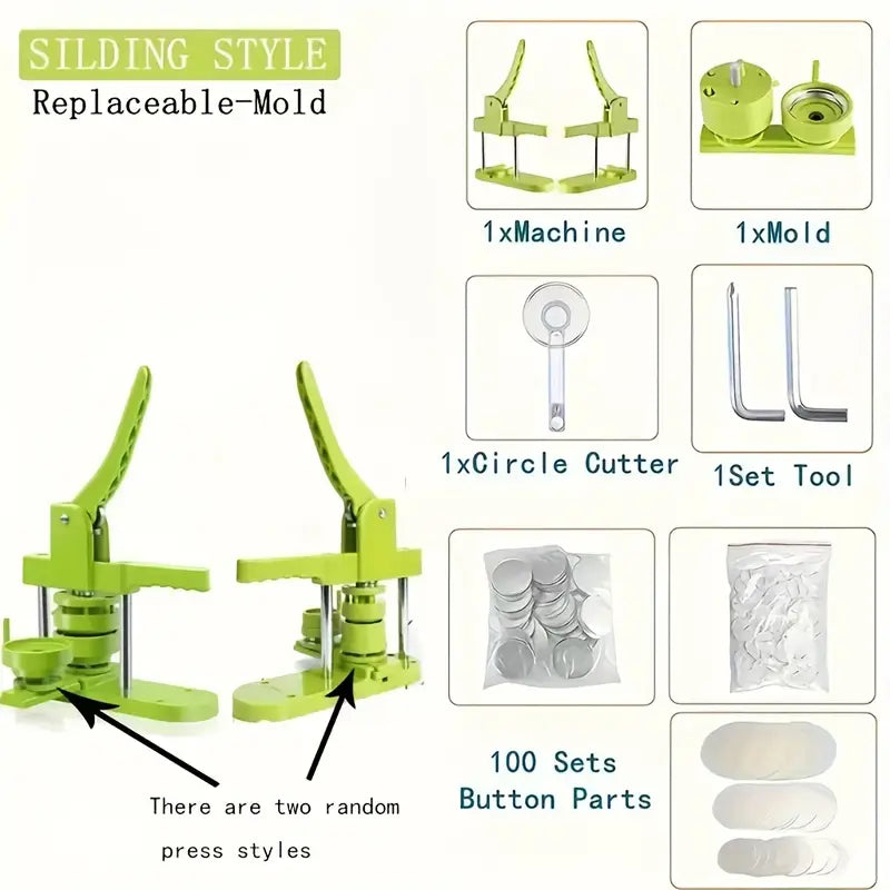 Badge Making Machine - 58mm/ Round