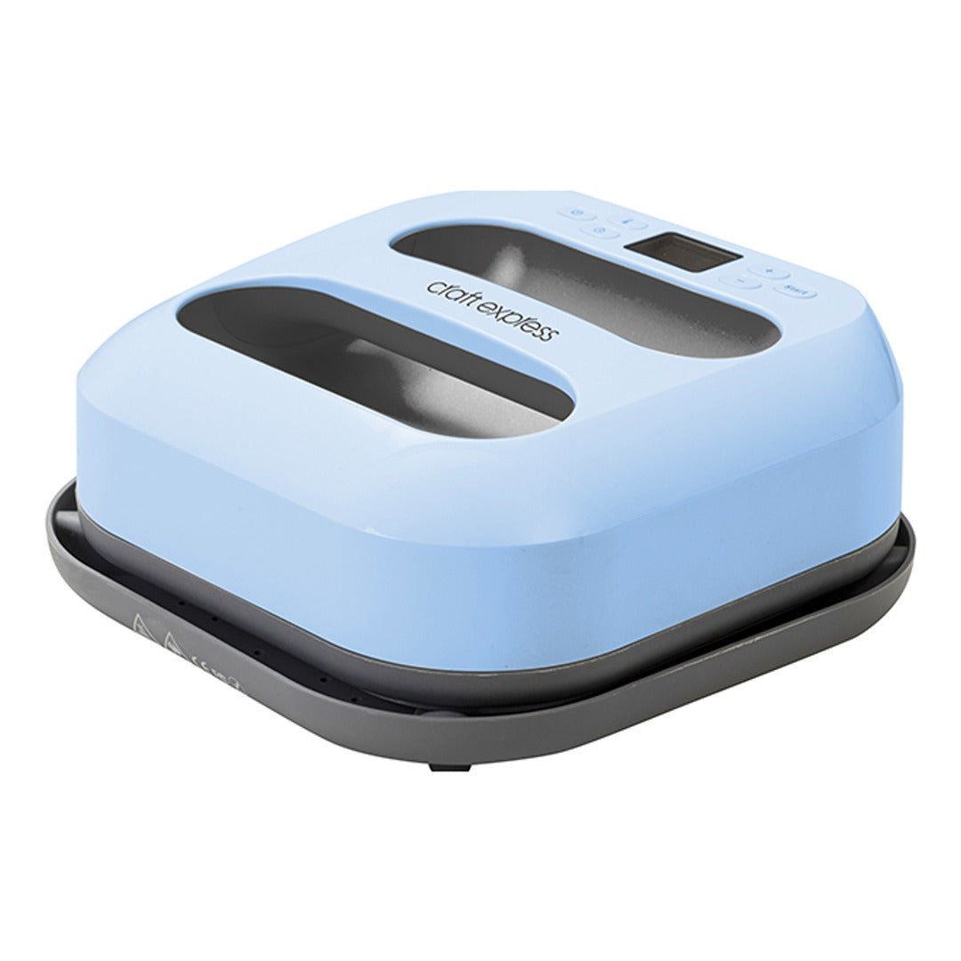 Craft Express Eco Portable Heat Press – 22.5 x 22.5cm / Ideal for fabrics, vinyl, or other compatible materials