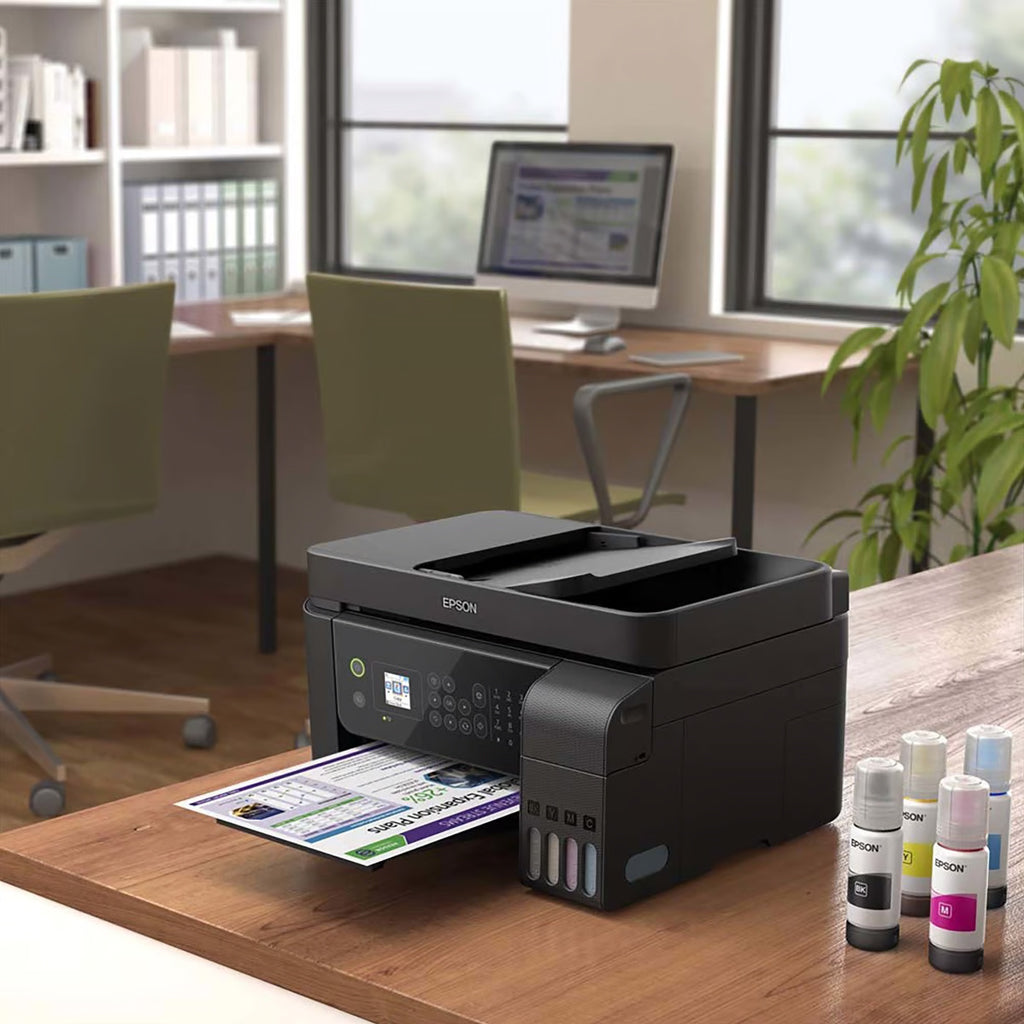 Epson Ecotank L5190 Printer -Free 4-In-1 Printer / Print/ Scan/ Copy/ Fax/ 5760 x 1440 DPI