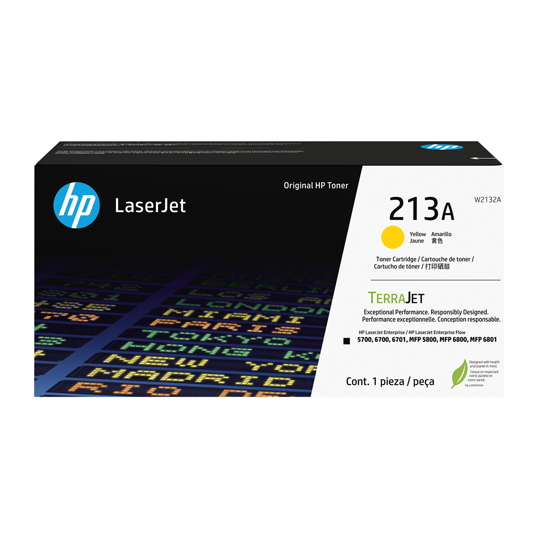HP 213A Yellow Color – 3K Pages / Yellow Color / Toner Cartridge