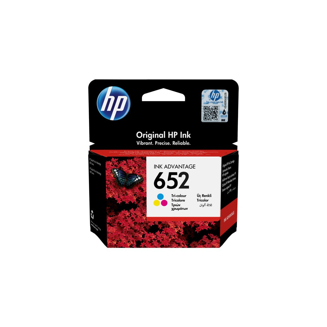 HP 652 TriColor Ink Cartridge