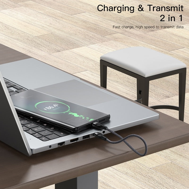 Yesido CA83 2.4A Type-C to Type-C Charging Cable – 30cm