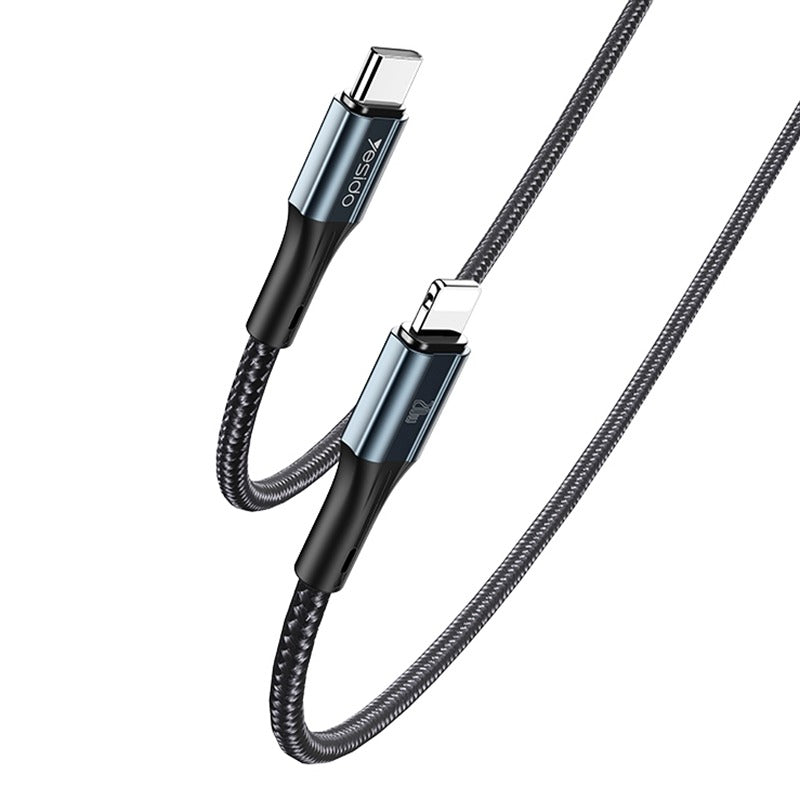 Yesido CA95 3A 20W Type-C to Lightning Fast Charging Cable – 1.2m