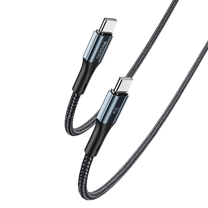 Yesido CA96 3A 60W Type-C to Type-C Fast Charging Cable – 1.2m