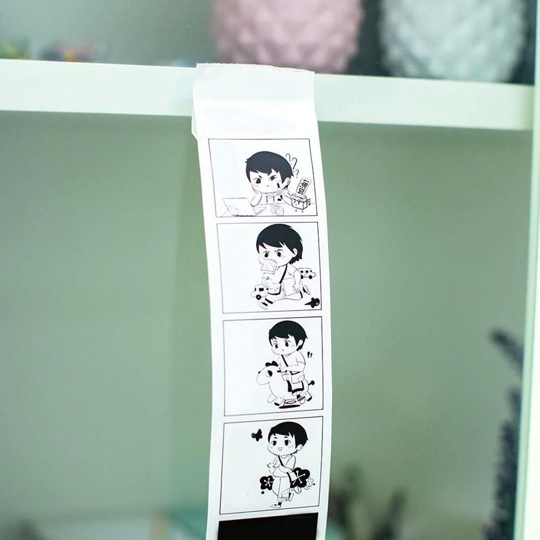 Phomemo Printer Labels 50mm X 3.5m Continuous White Sticker Label – 1 Roll - XP-RMS10