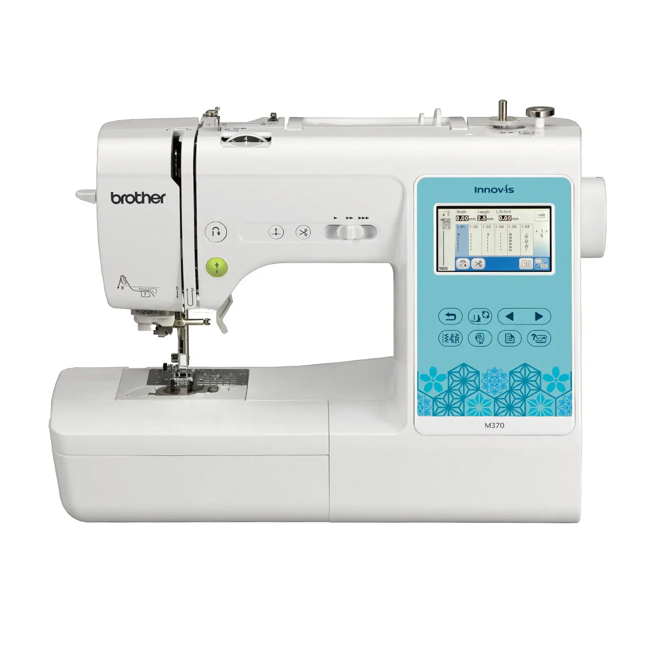 Brother Innov-is M370 Sewing, Quilting & Embroidery Machine - 10cm x 10cm Embroidery Area / LCD Touchscreen / USB / Wireless Connectivity