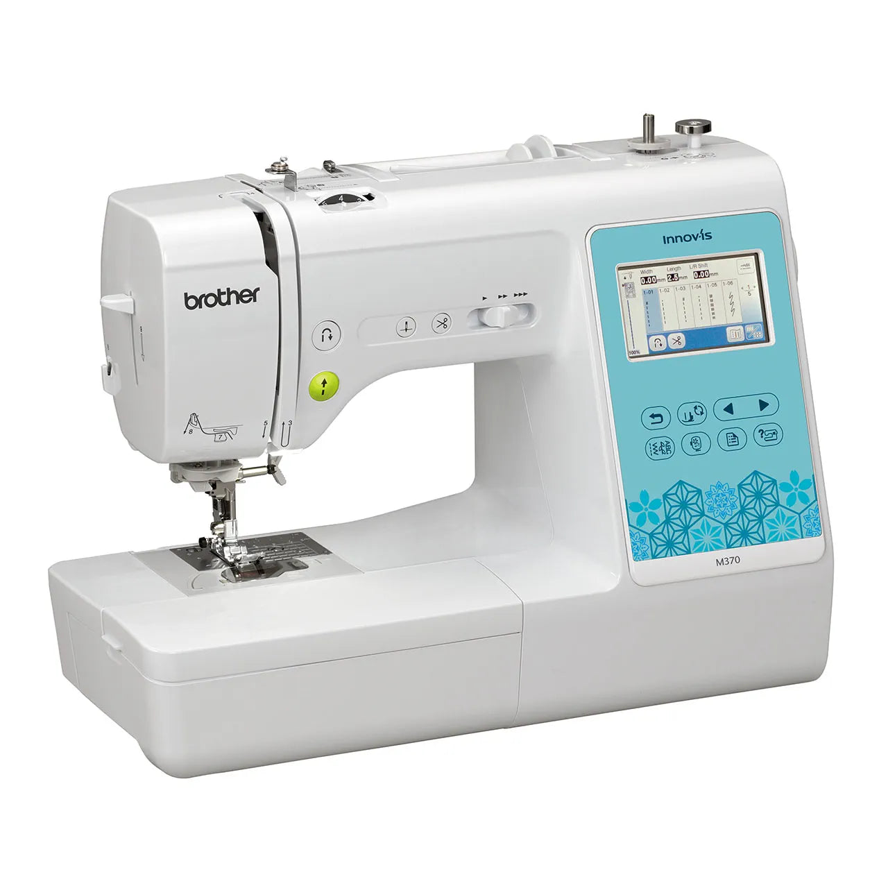 Brother Innov-is M370 Sewing, Quilting & Embroidery Machine - 10cm x 10cm Embroidery Area / LCD Touchscreen / USB / Wireless Connectivity