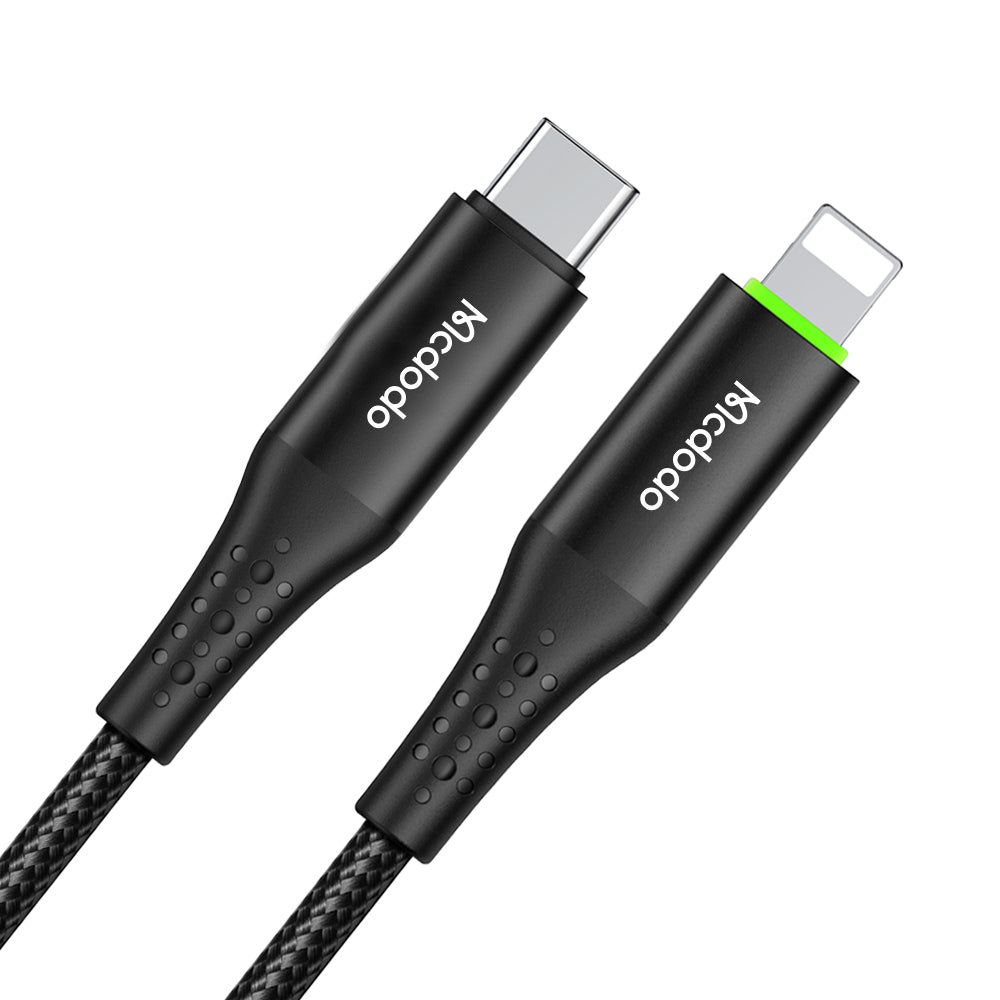 Mcdodo CA-736 Lightning To Type C Cable – 1.8M / 36W / Black
