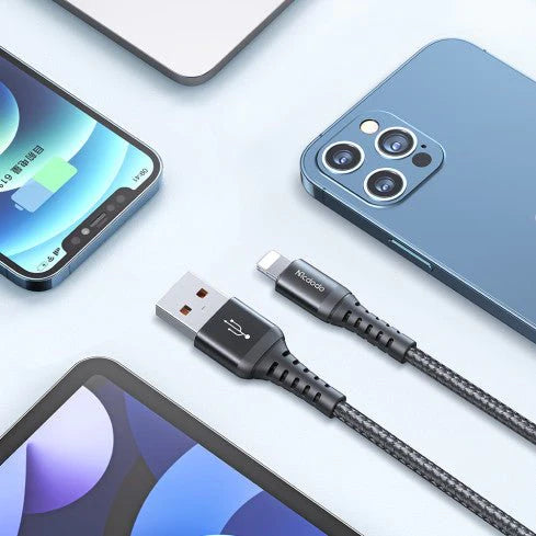 كابل بيانات Mcdodo CA226 1M 3A 1M 3A Lightning USB