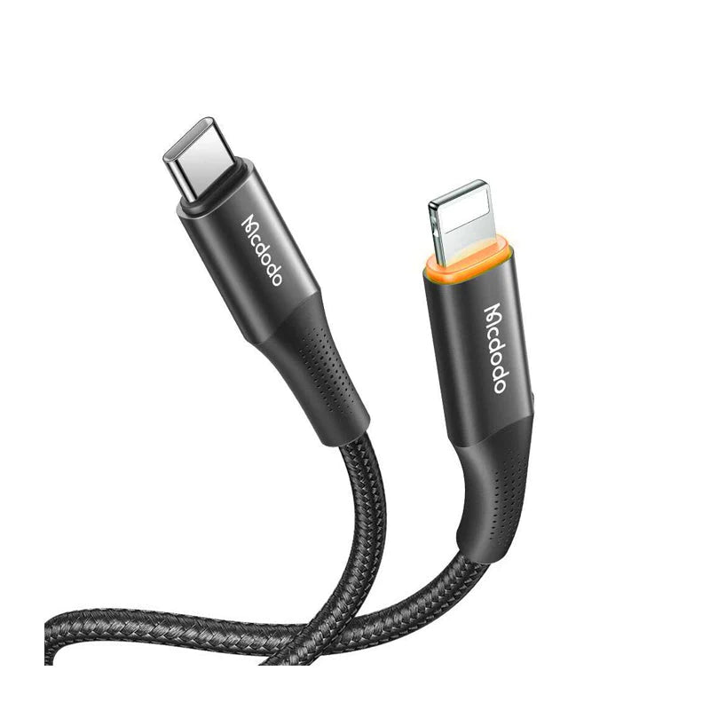 Mcdodo CA-996 20W Data Cable – USB-C To Lightning / 1.2 Meters / Black