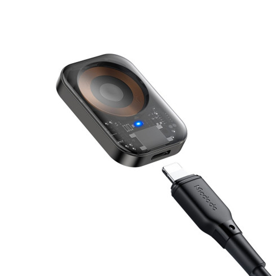 ماك دودو CH-2061 شاحن لاسلكي محمول شفاف لساعة أبل