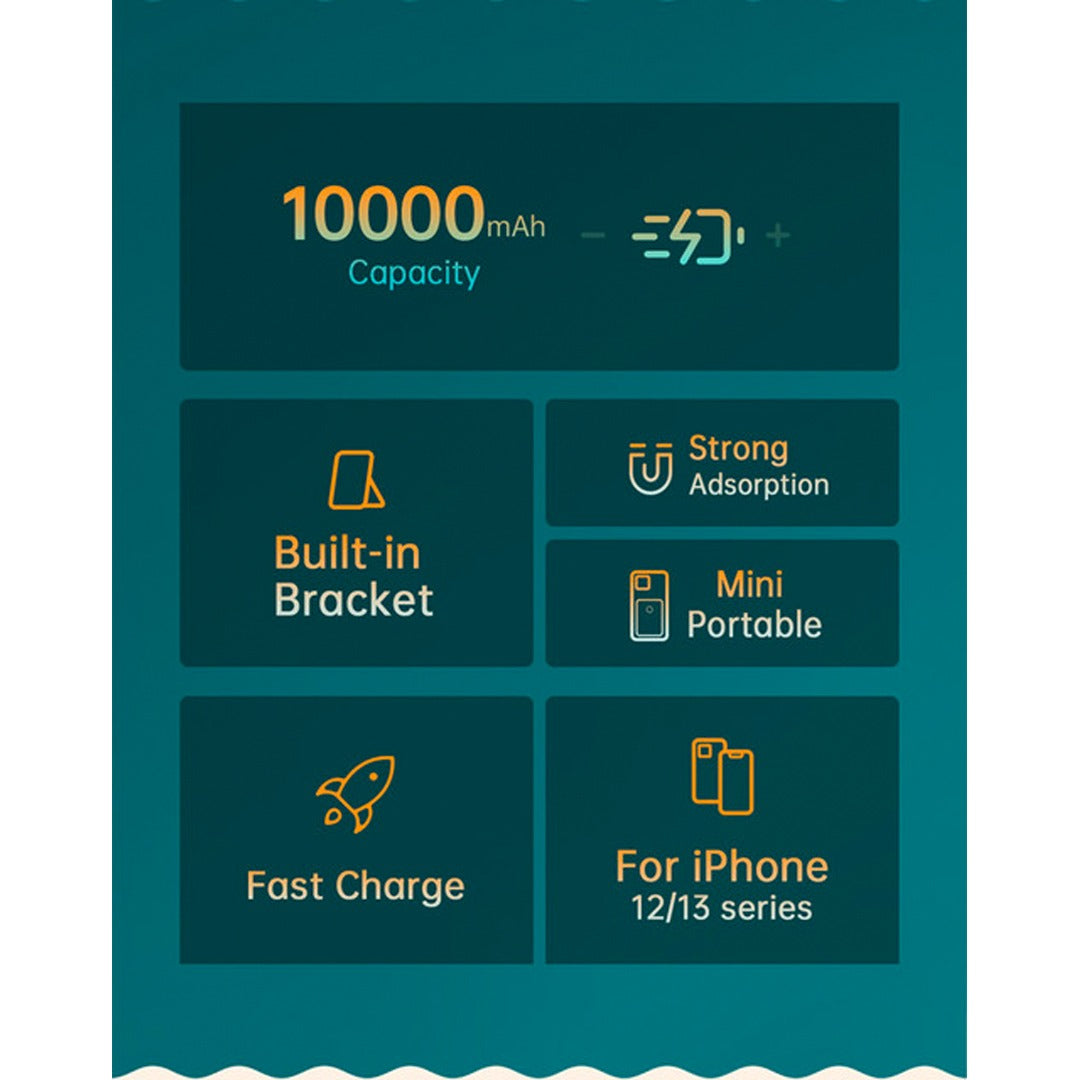 شاحن الطاقة المغناطيسي Mcdodo GoPower MC-069 20W PD 10000mAh مع شاشة رقمية