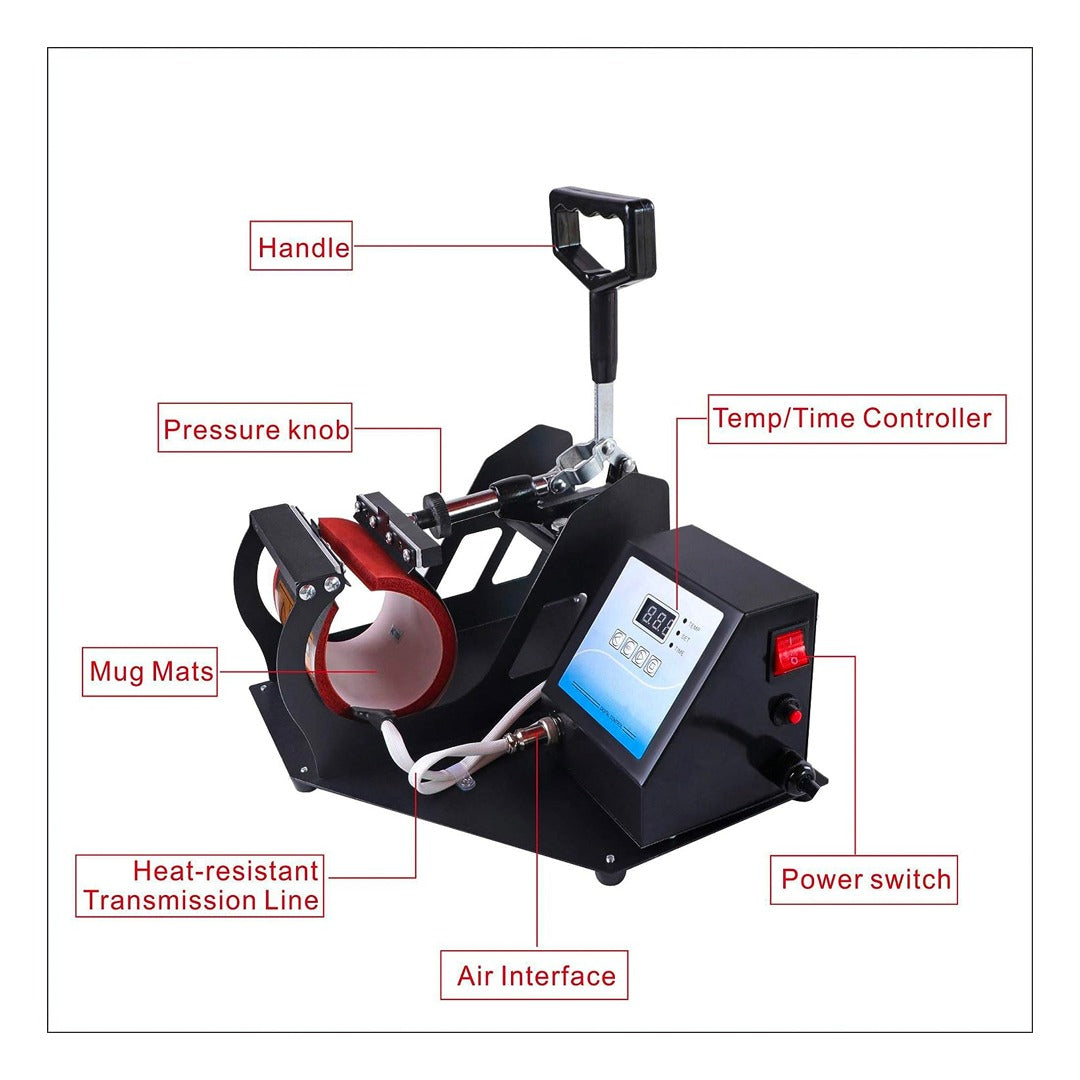 Single Sublimation Mug Heat Press Machine