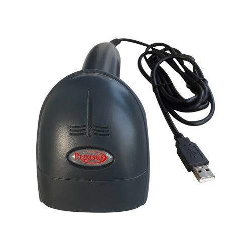 Pegasus PS3161 Wired High-Speed 2D Barcode Scanner With Auto-sensing and Stand