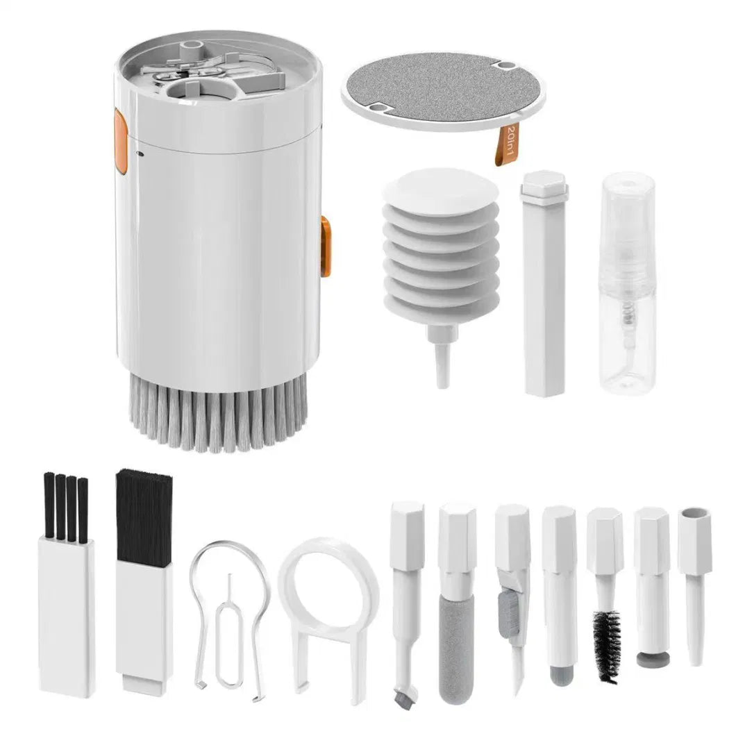20in1 Multi-Purpose Cleaning Kit – Earbuds / Keyboard / Screen / White – Q20