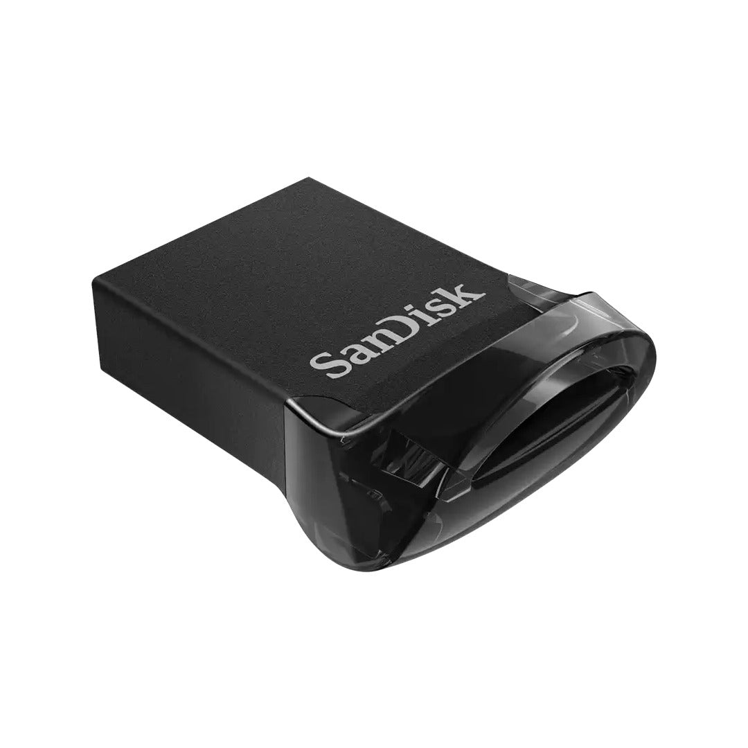 محرك أقراص فلاش SanDisk Ultra Fit USB 3.2 USB 3.2 - 128 جيجابايت/ 400 ميجابايت/ USB 3.2 Gen 1/أسود