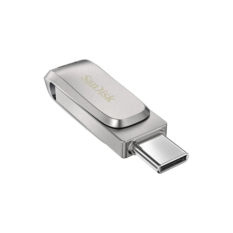 SanDisk Ultra Dual Drive Luxe - 64GB / Up to 400 MB/s / USB 3.2 Gen 1 / Type-C / Silver