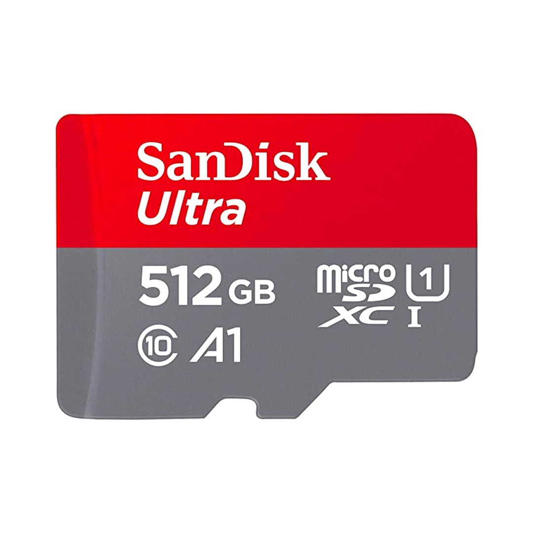 بطاقة ذاكرة SanDisk Ultra UHS MicroSD - 512 جيجابايت/ 150 ميجابايت/ بطاقة ذاكرة - SDSQUAB-512G-GN6MN