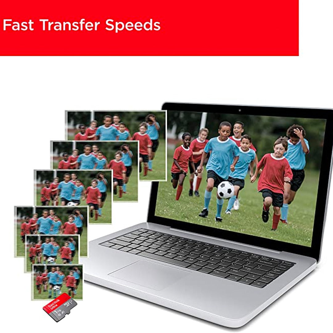 بطاقة ذاكرة SanDisk Ultra UHS MicroSD - 256 جيجابايت/ 150 ميجابايت/ بطاقة ذاكرة - SDSQUAC-256G-GN6MN