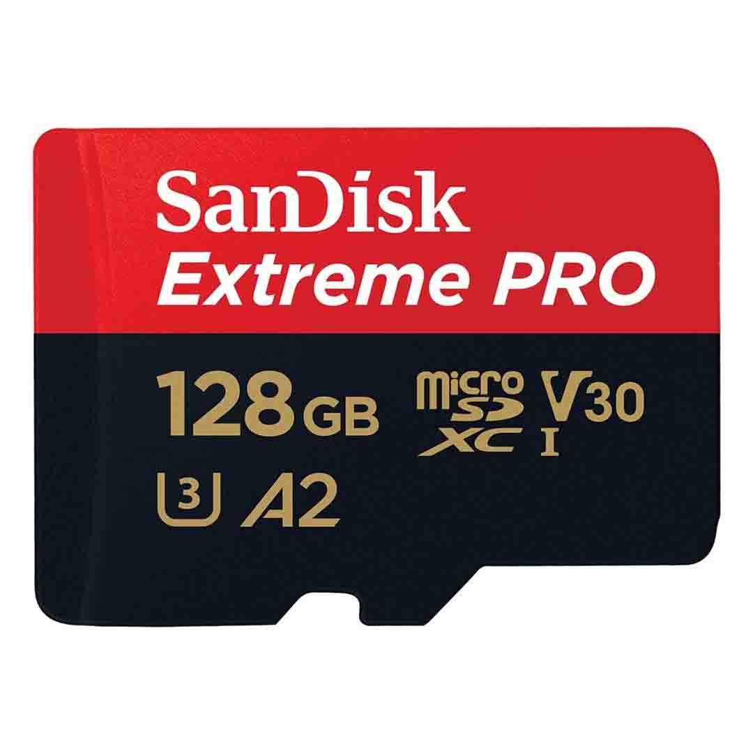 بطاقة SanDisk Extreme PRO MicroSDXC™ MicroSDXC™ UHS-I - 128 جيجابايت / 200 ميجابايت/ثانية - SDSQXCD-128G-GN6MA