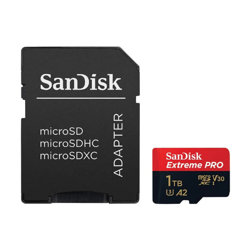 SanDisk Extreme PRO microSDXC UHS-I CARD with Adapter - 1TB / Up to 200 MB/s