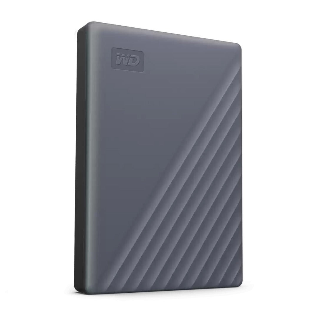 WD My Passport – 2TB / USB 3.2 Gen 1 / Work with USB-C / Silicon Grey / External Hard Drive