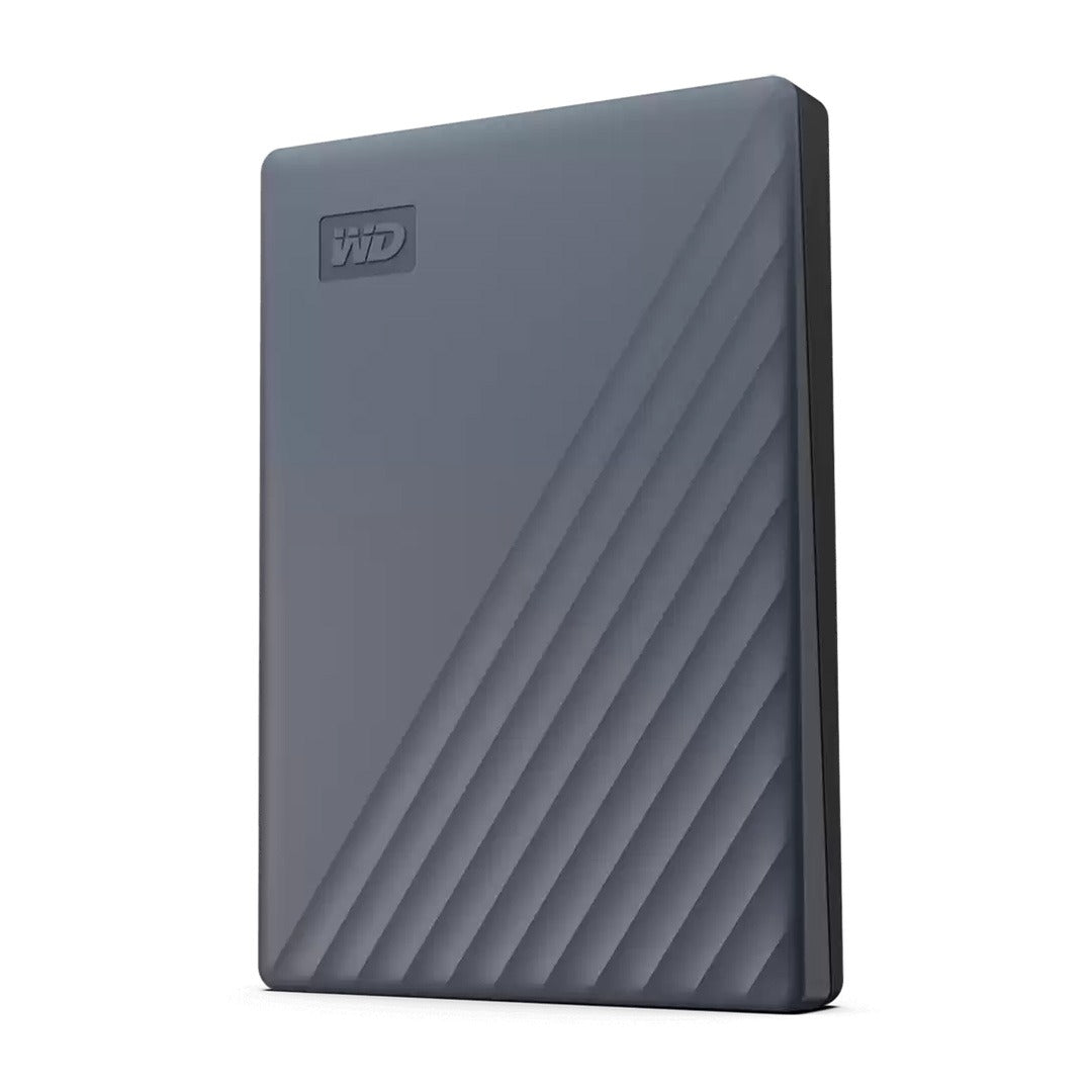 WD My Passport – 2TB / USB 3.2 Gen 1 / Work with USB-C / Silicon Grey / External Hard Drive
