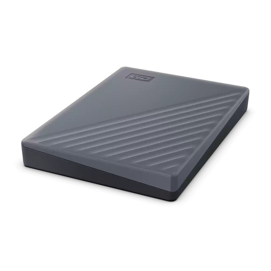 WD My Passport – 2TB / USB 3.2 Gen 1 / Work with USB-C / Silicon Grey / External Hard Drive