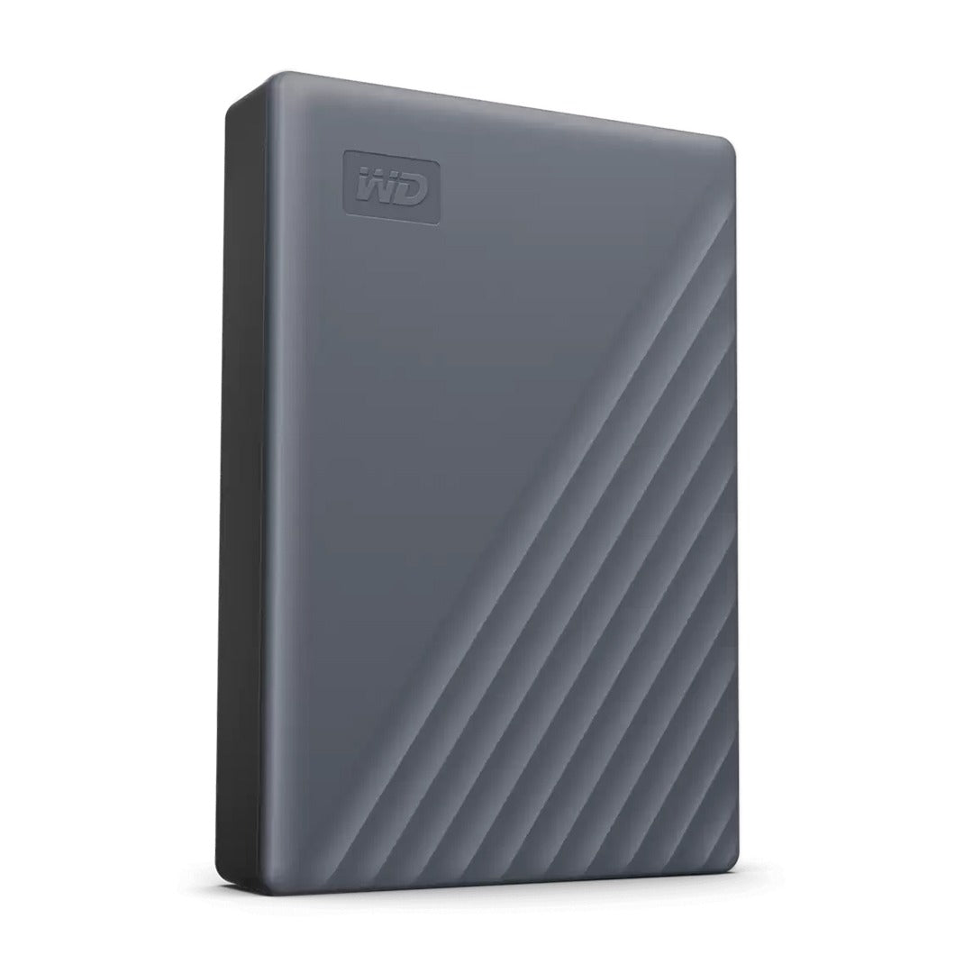 WD My Passport - 4TB / Up to 5Gbps / USB 3.2 Gen 1 / Grey / External Hard Drive