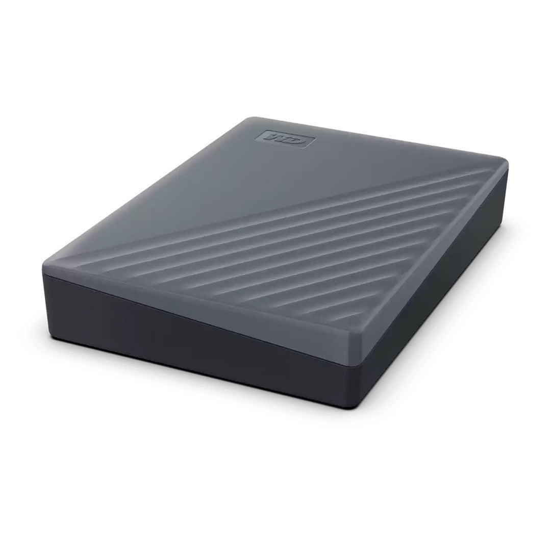 WD My Passport – 5TB / USB 3.2 Gen 1 / Work with USB-C / Silicon Grey / External Hard Drive