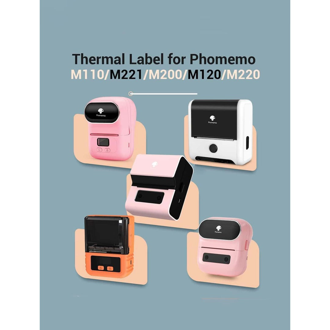 Phomemo Printer Labels 40 X 30mm Gold Glitter Square Label – 1 Roll (230 labels/per roll) – XP-GD4030