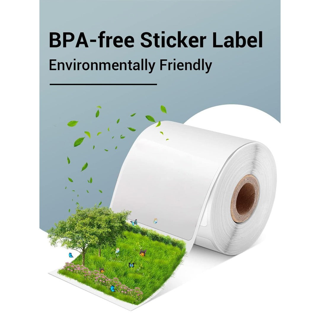 Phomemo Printer Labels 40 X 30mm Gold Glitter Square Label – 1 Roll (230 labels/per roll) – XP-GD4030
