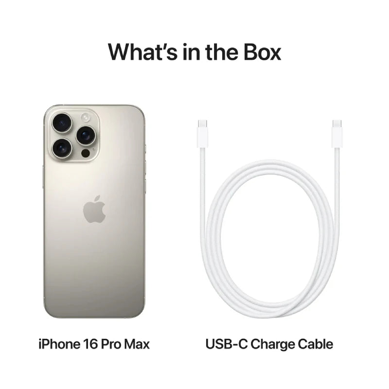 Apple iPhone 16 Pro Max - 256GB / Natural Titanium / 5G / 6.9"