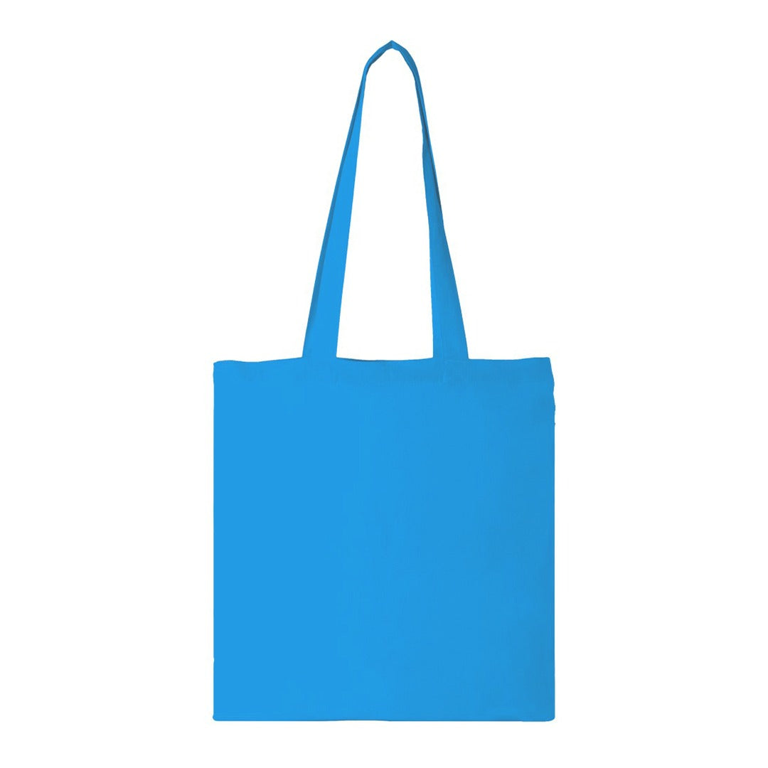 Plain Cotton Horizontal Tote Bag – 42 cm x 37cm/ Light Blue/ Printing not Included