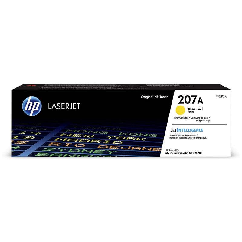HP 207A Toner Cartridge – 1,250 Pages / Yellow Color / Toner Cartridge – (W2212A)
