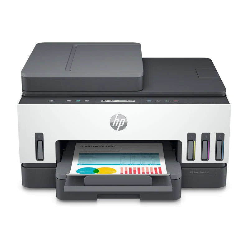 HP Smart Tank 750 AIO – 15ppm / 4800dpi / A4 / USB / LAN / Wi-Fi / Bluetooth / Color Inkjet – Printer