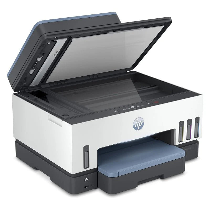 طابعة HP Smart Tank 795 AIO - 15 صفحة في الدقيقة / 4800 نقطة في البوصة / A4 / USB / LAN / WAN / Wi-Fi / FAX / Bluetooth / طابعة نافثة للحبر بالألوان - طابعة