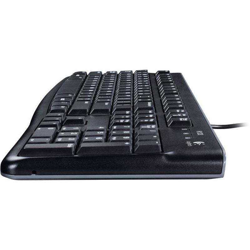 Logitech MK120 – Wired / USB / Quiet Typing / Arb/Eng – Keyboard & Mouse Combo