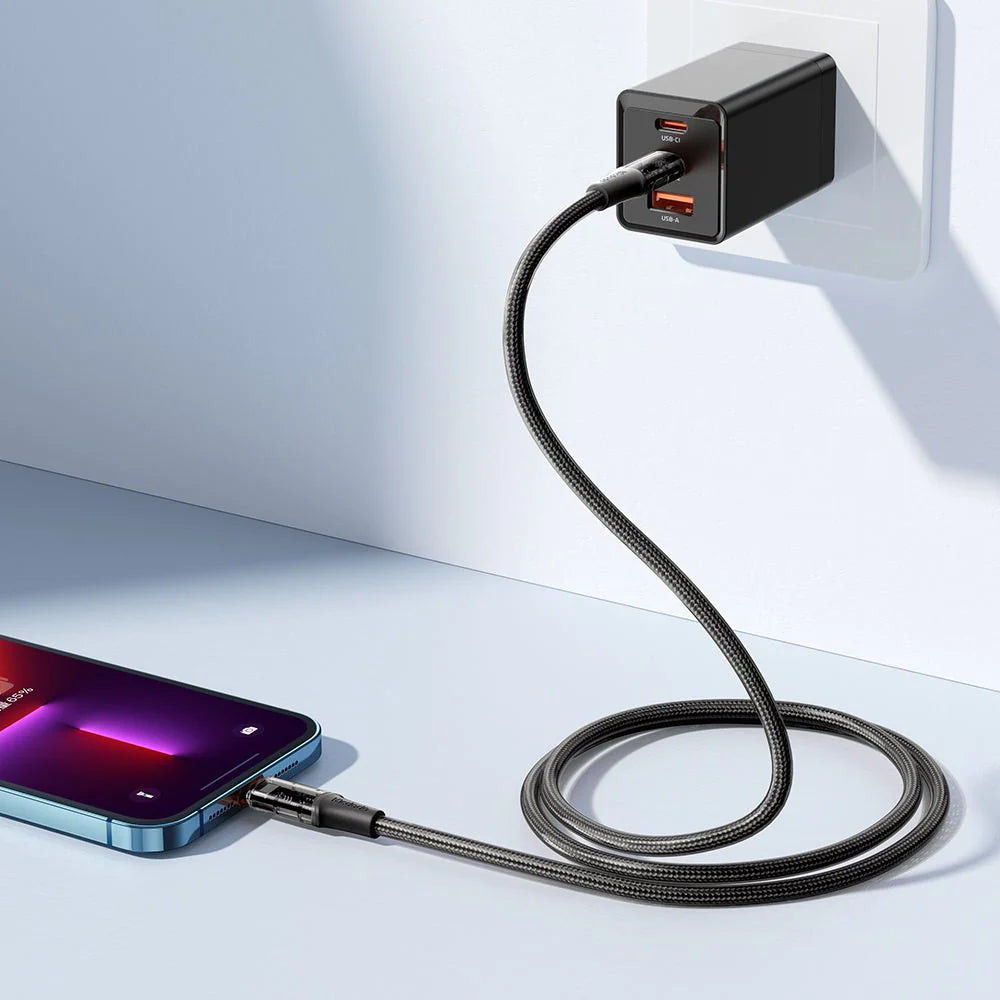 Mcdodo CA159 1.2M 36W PD to Lightning Transparent Cable