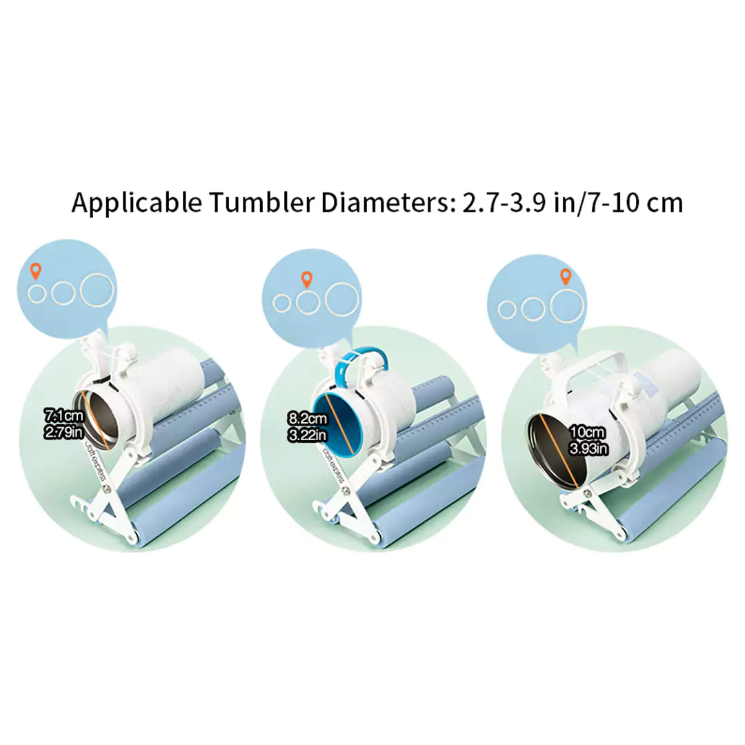 Craft Express Adjustable Tumbler Cradle with Plastic Clip