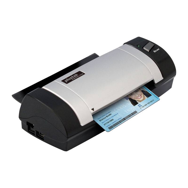 Plustek MobileOffice D620 - 5 ثوانٍ/صفحة / 600 نقطة في البوصة / A6 / USB / ماسحة ضوئية محمولة مزدوجة / 6 ميجاوات - ماسحة ضوئية