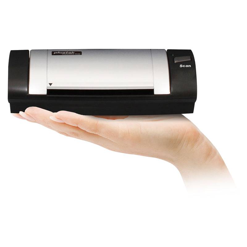 Plustek MobileOffice D620 - 5 ثوانٍ/صفحة / 600 نقطة في البوصة / A6 / USB / ماسحة ضوئية محمولة مزدوجة / 6 ميجاوات - ماسحة ضوئية