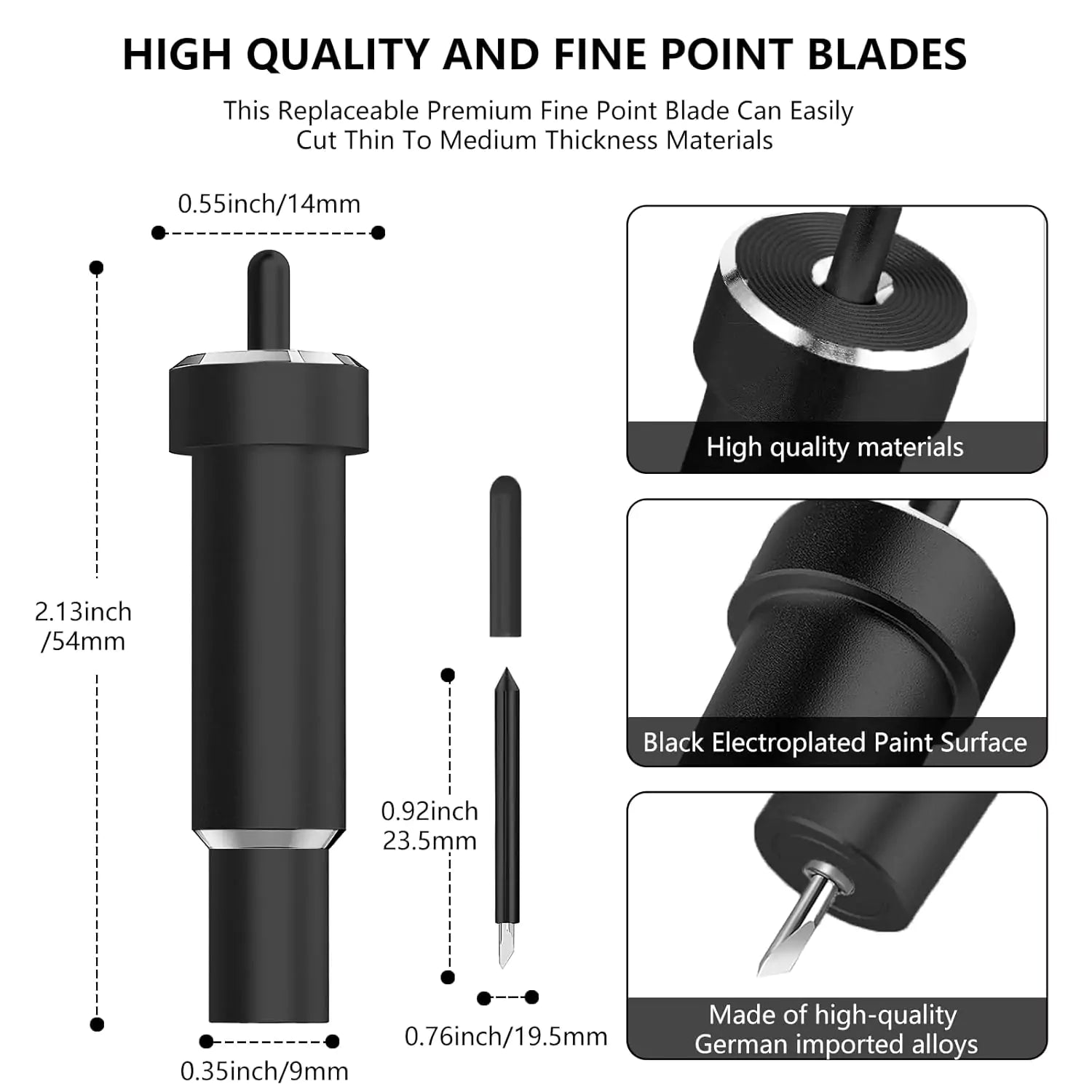 Professional Deep Cut Blade Kit for Cricut Machines