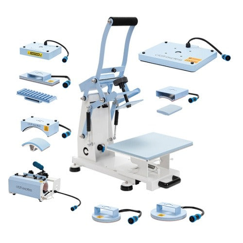 Craft Express Hobby Combo Blue 8-in-1 Multifunctional Press - 23cm x 30cm