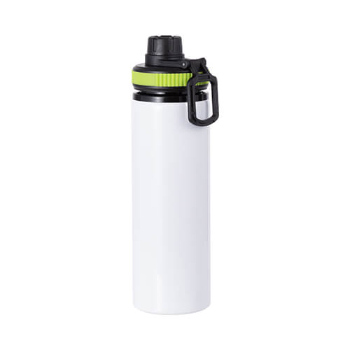 Aluminum Water Bottle with Screw Cap and Green Insert – 750ml / for Sublimation