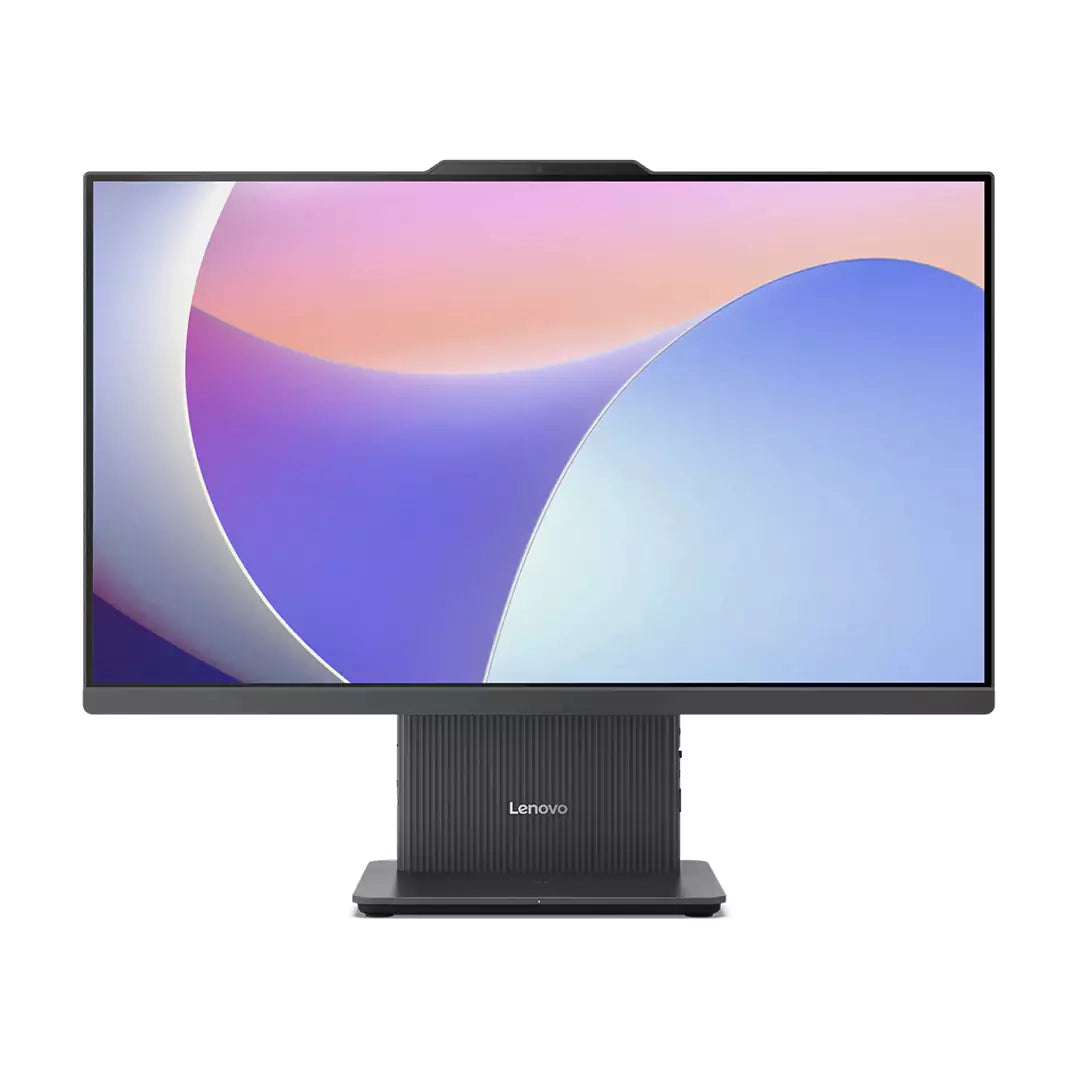 كمبيوتر لينوفو آيديا سنتر الجيل 9 AIO من لينوفو - i5 / 8 جيجابايت / 512 جيجابايت (NVMe M.2 SSD) / 23.8 بوصة FHD بدون لمس / DOS / 1YW / لونا رمادي - كمبيوتر مكتبي