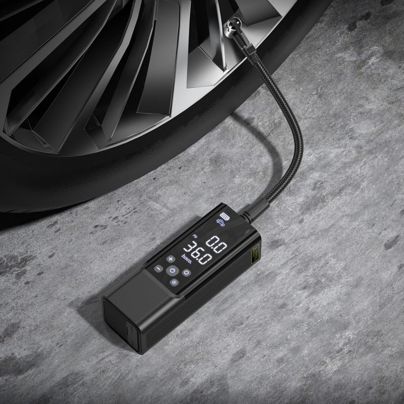 هوكو ZP7 ZP7 5000 مللي أمبير في الساعة مضخة هواء رقمية ذكية محمولة متعددة الوظائف لإطارات السيارات