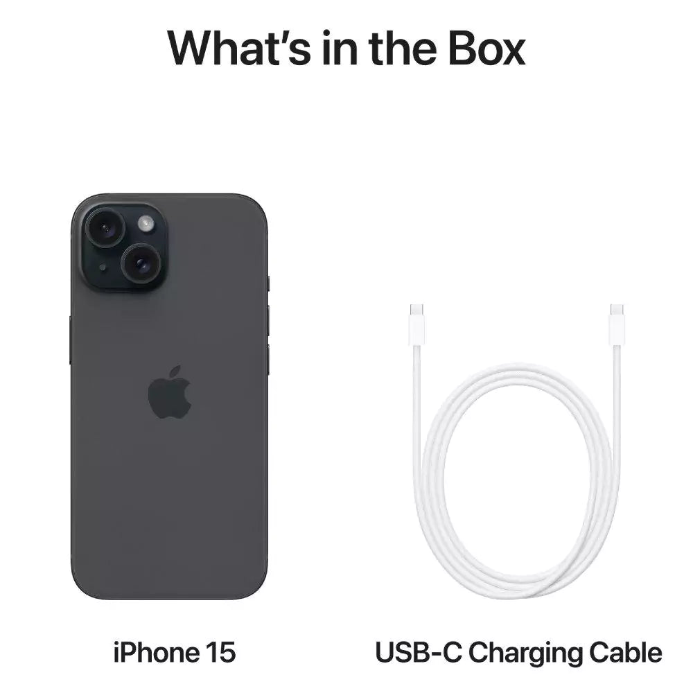 Apple iPhone 15 - 256GB / Black / 5G / 6.1"